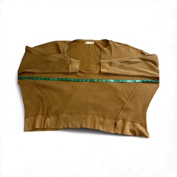 We The Free Brown V-Neck Sweatshirt - Picture 4 of 6